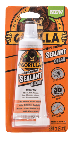 Gorilla 100% Silicone White Sealant [83ml]